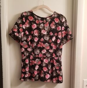 H&M Rose Floral Blouse 12
